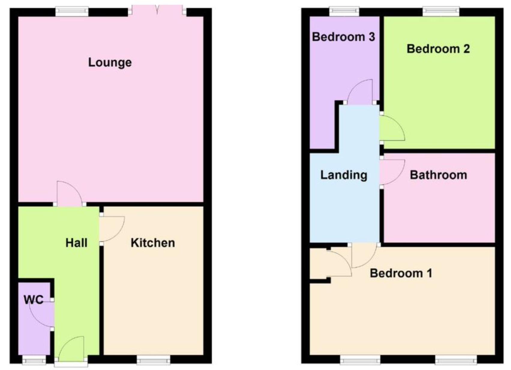 Free Private Parking! Oakley House And Garden! Fully Equipped 4 Comfy Beds Villa Corby Exterior photo